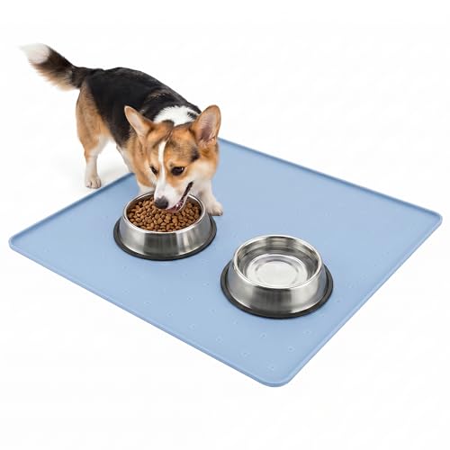 Silicone Pet Feeding Mat (blue / 26*26)