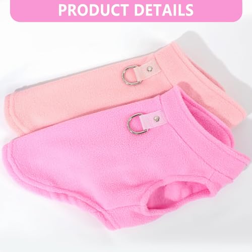 2 Pack XXXL Dog Sweater (pink,light pink / XXX-Large(37-49lbs))