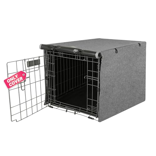 Dog Crate Cover (Grey / 48 Inch)