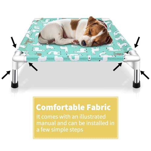 Elevated Dog Bed Pet cot for Small Dogs (Small)