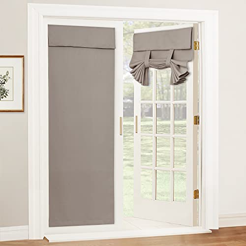 Blackout Door Curtains 80 inch Length (Sand / 26"W x 80"L (Pack of 1))