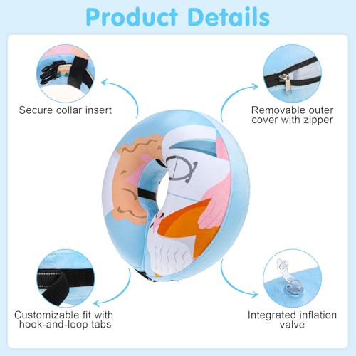 Dog Cone Collar Alternative After Surgery (Nurse / L(Neck:16"-18"))