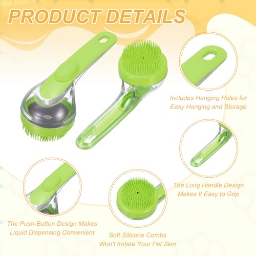 Pet Bath Brush (Green)