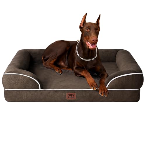 Orthopedic XXL Dog Bed (Brown / 48.0"l X 35.0"w X 8.0"th)