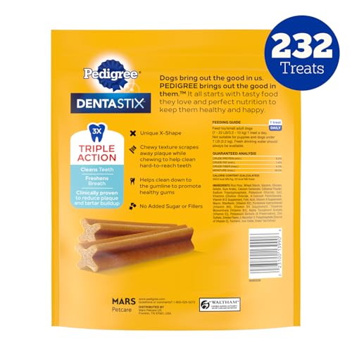 Dentastix Small & Toy Breed Dental Dog Treats (232 Count (Pack of 1))