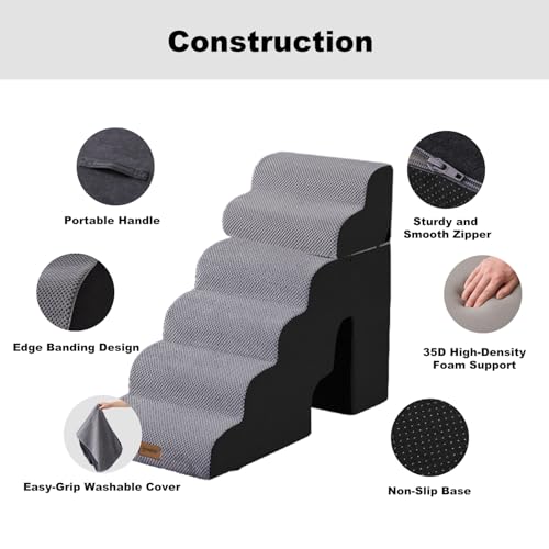 Dog Ramp for High Beds with Tunnel