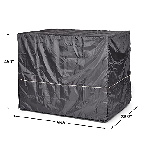 XXL Dog Crate Cover (Black / 54.5"L x 36.7"W x 44.0"H)
