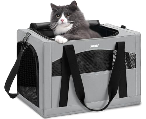 Cat Carrier Stable (Gray Regular / 16.9"L x 11.0"W x 11.0"H)