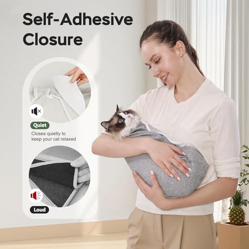 Cat Wrap for Cutting Nails (L(15-28lbs) / Grey)