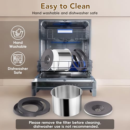 10L Dog Water Bowl No Spill Stainless Steel for Slow Drinking Grey (10L / Grey)
