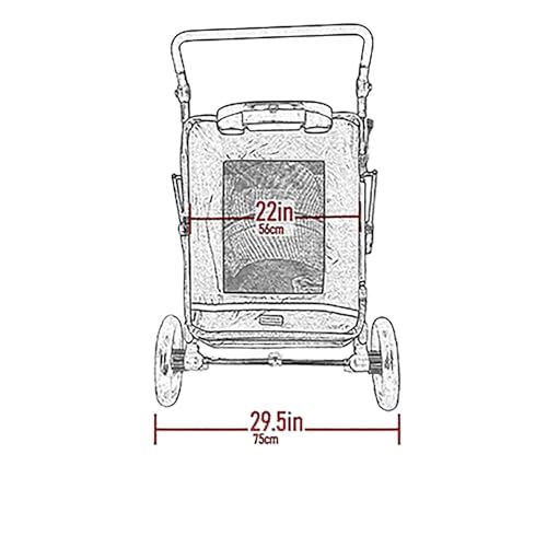 No Zip Expedition Pet Stroller (Dark Lilac / Expedition)