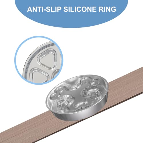 Stainless Steel Slow Feeder Dog Bowl