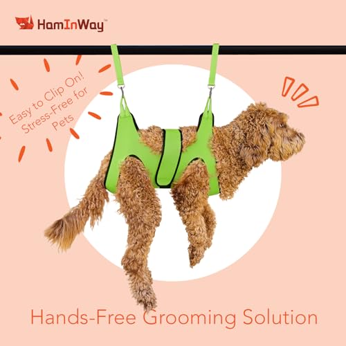Pet Grooming Hammock (Green)