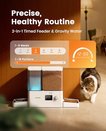Automatic Cat Feeder and Water Dispenser