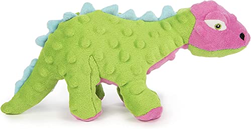 Dinos Spike Squeaky Plush Dog Toy (Small / Dinos Spike (Green))