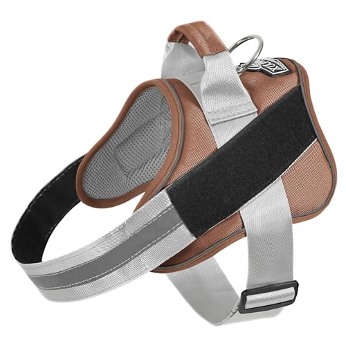 Dog Harness No (Medium (Pack of 1) / Brown)