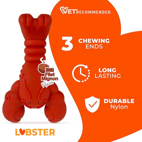 Lobster Power Chew Toy for Dogs (Lobster 1 Pack / X-Large)