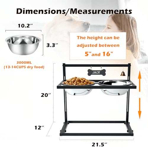 Elevated Dog Feeder for Large Breeds (x-large dogs)