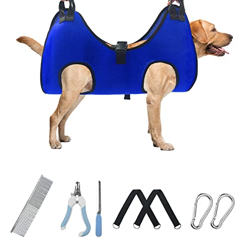 Pet Dog Grooming Hammock for Nail Trimming (XXL for 90 LB)