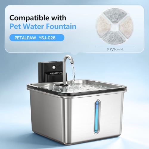 6 Set Cat Water Fountain Replacement Filters (White)