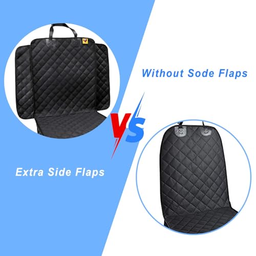 Deluxe Dog Seat Cover for Front Seat (Black-2 Pack)