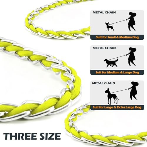 Chain Dog Leash (Yellow / 5.2FT(5-30lb))