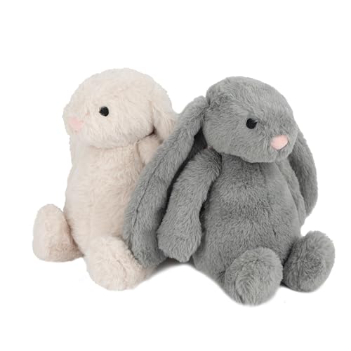 Bunny Buddy Squeaky Plush Dog Toy (Bunny (Beige) / Large)