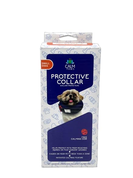 Calm Paws Protective Inflatable Collar Small w (Small)