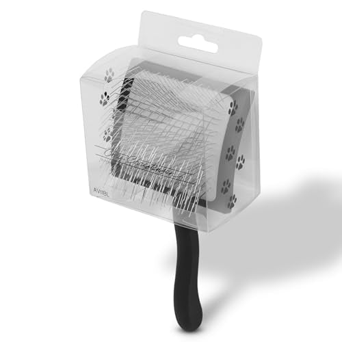 Big K Dog Slicker Brush for Dogs (Large / Black)