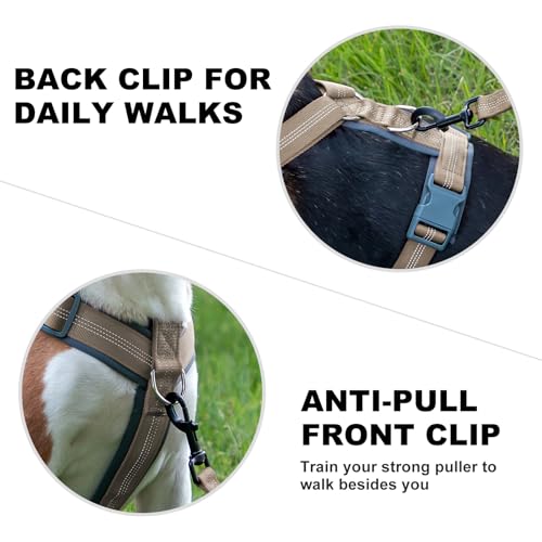 No Pull Dog Harness (XS / Beige)