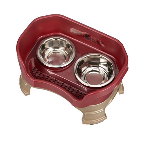 Neater Feeder Deluxe Mess (Small + Standard Bowl / Cranberry)