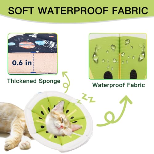 Cat Cone Collar Soft (Kiwifruit / Small)