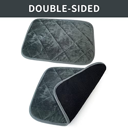 Self Warming Cat Bed Indoor (Large 35 x 23 inch / Gray)