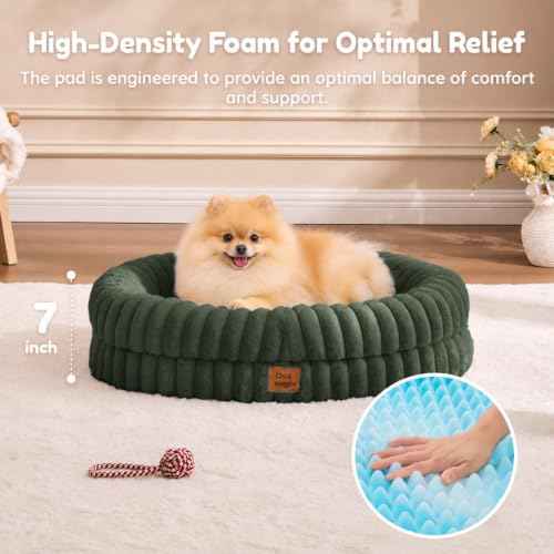 Orthopedic Dog Bed (Olive Green / M(30*24*7))