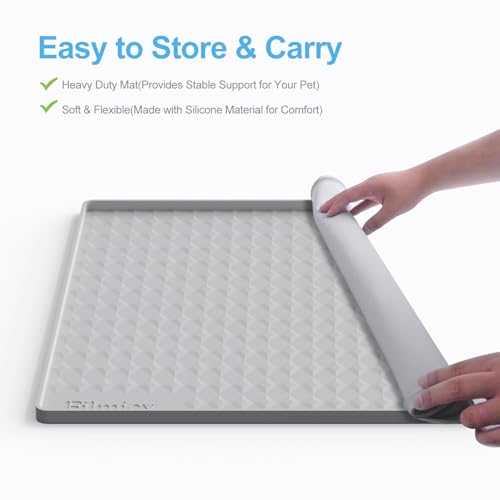 Pee Pad Holder for Dogs (24" x 24" / Light Grey)