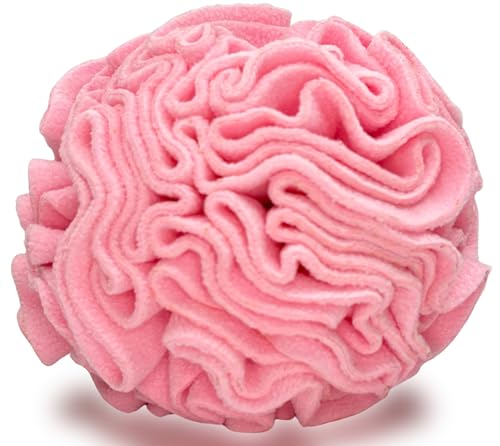 Medium Breed Snuffle Foraging Dog Puzzle Ball Toy Pink Large (Pink / Large)
