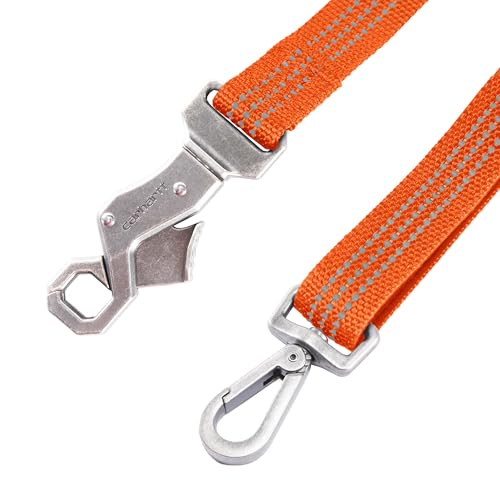 Shock Absorbing Dog Leash Hunter Orange (Hunter Orange / Large (6' Length x 1' Width))