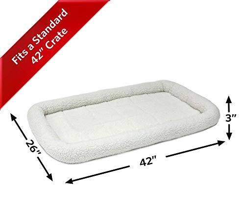 QuietTime Dog Bed (White / 42 Inch)