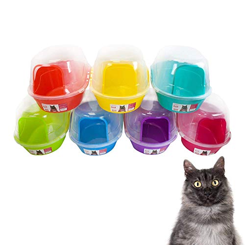 Covered Litter Box (Purple)