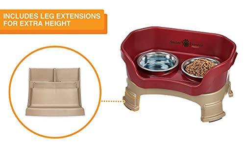 Neater Feeder Deluxe Mess (Cat + Standard Bowl / Cranberry)