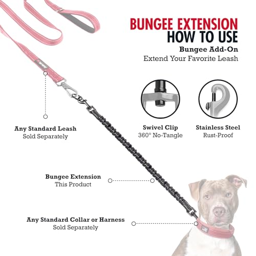 Add On Accessory Large Size Bungee Leash Extension - PetSolution