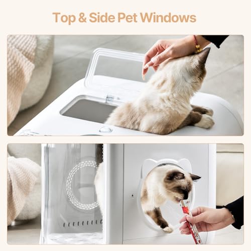 Upgrade 75L Large Automatic Cat Dryer Box