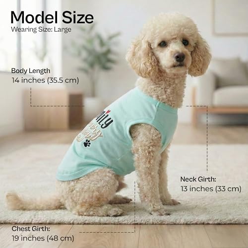 Dog Shirt 100% Cotton Shirts for Large Dogs (2X-Large (25-40lbs))