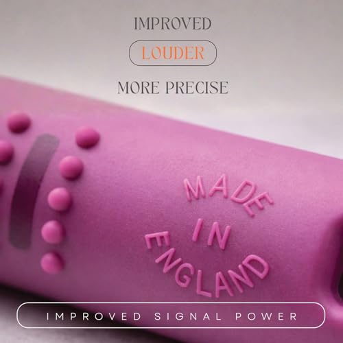 Alpha 210.5 Professional Dog Training Whistle with Lanyard. Enhanced Ergonomic Grip. BPA (Purple/Black)