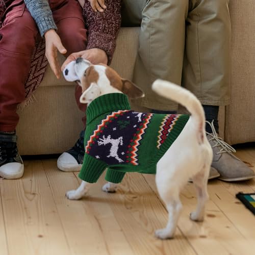 Dog Christmas Sweater for Small to Large Dogs (Large / Christmas Deer)