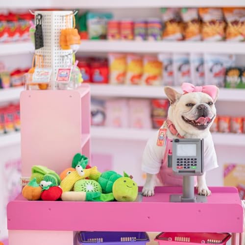 Squeaky Fruits Veggies Stuffed Dog Toys Pack (Fruit and Vegetables)