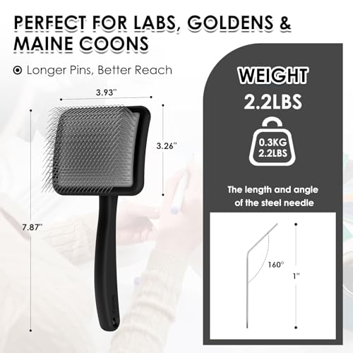 Large Dog 3 in 1 Grooming Kit (Black)
