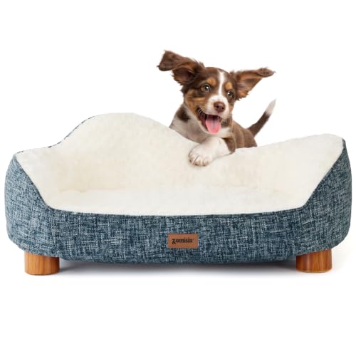 45D Orthopedic Memory Foam Dog Bed Sofa (Blue)