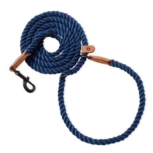 Hands Free Dog Leash (Navy Blue / 7FT Hands Free)