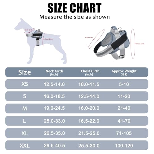 Dog Harness No (Medium (Pack of 1) / Blue)